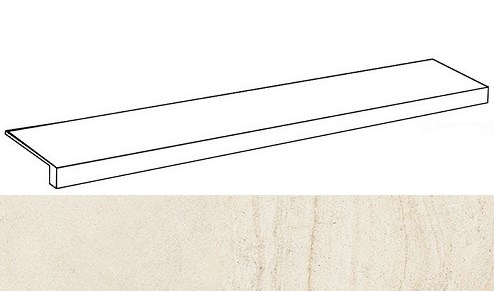 Room Stone White Satt 33X120 620070001227 сатинированная