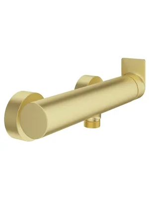 Смеситель для душа Aqueduto GEO0750 настенный, однозахватный, без излива, золото шлиф