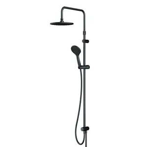 Душевой комплект AM.PM Gem F0790022 верхний душ 225мм, ручной душ 110мм 1 функция, черный