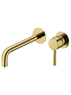 Смеситель Boheme 465-G для раковины, встраиваемый, однозахватный, золото