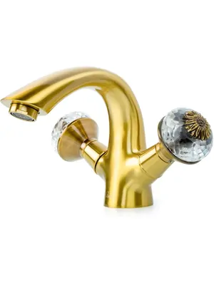 Смеситель Boheme 311-FL для раковины, на 1 отверстие, двухзахватный, бронза