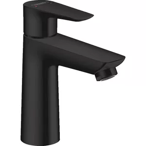 Смеситель Hansgrohe 71710670 для раковины с донным клапаном, 110мм, черный матовый