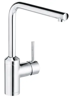 Смеситель KLUDI для кухни, керамический картридж с ограничителем горячей воды (хром) 428140577