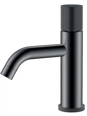 Смеситель Boheme 121-SGM.3 для раковины, на 1 отверстие,однозахв, ручка spirale, графит глянц