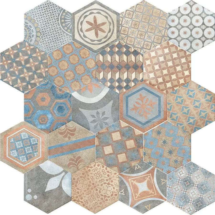 New Orleans Esagona French Quarter Royal Street 27.7X24 матовая