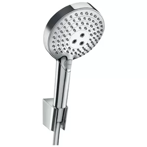 Душевой набор Hansgrohe Raindance Select S лейка 120мм 3 вида струи, держатель, шланг 160см 27668000
