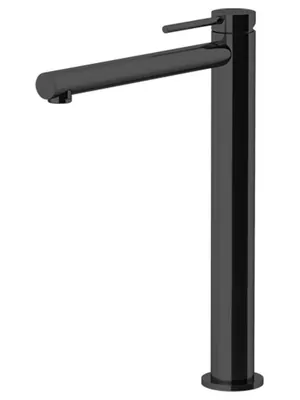 Смеситель GATTONI 9048/90NO для раковины, с донным клапаном, черный мат