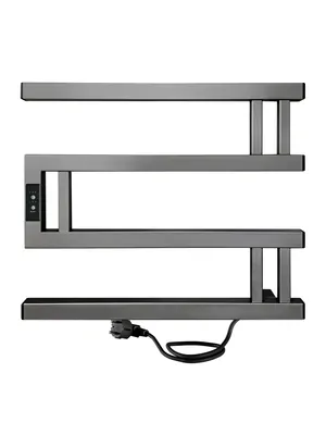 Полотенцесушитель Indigo (electrо) б/п 400х500 скрытый провод справа, графит металлик