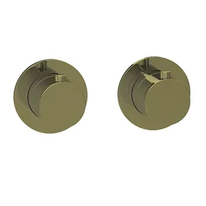 Смеситель для ванны/душа Almar термостат, встраиваемый, 2-3 выхода, латунь браш. E180132.HB