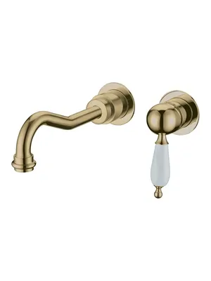 Смеситель Boheme 307 для раковины, встраиваемый, однозахватный, бронза