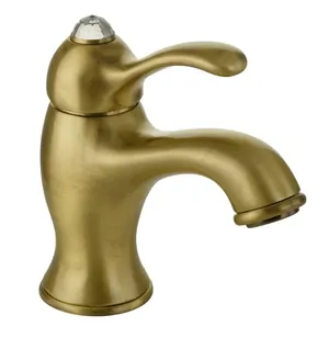 Смеситель для раковины Migliore SWAROVSKI однорычажный, бронза 18877 (ML.-1913K.BR)