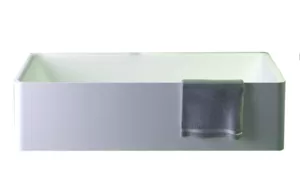 Ванна отдельностоящая Knief Shine (1800x800x500) подсветка снизу, искусственный камень, белый глянец 0600-041-02