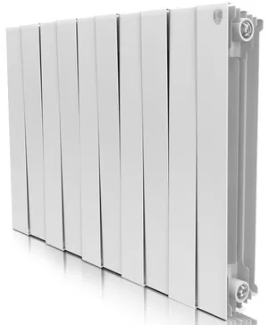 Радиатор биметаллический, 10 секций ROYAL THERMO ВШГ:591х800х100 1890 Вт Bianco Traffico