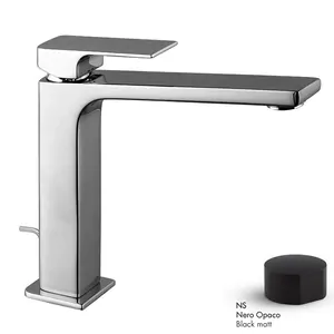 Смеситель для раковины FIMA Carlo Frattini однозахватный, черный мат. F3381LNS