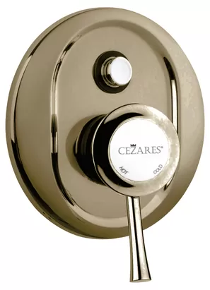 Смеситель CEZARES -VDIM-02 для ванны, встраиваемый с переключателем, однозахватный, бронза