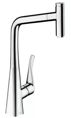 Смеситель Hansgrohe Metris Select M71 для кухни 320мм вытяжной излив, хром 73803000