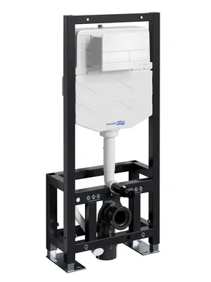 Инсталляция для унитаза WasserKRAFT с клавишей смыва, цвет: белый 61TLT.010.ME.WH04