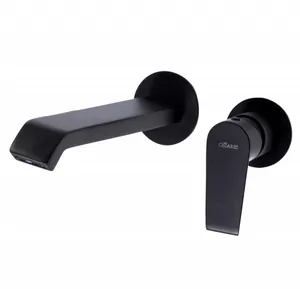 Смеситель CEZARES -BLI2-NOP для умывальника, встраиваемый, с донным клапаном, черный матовый
