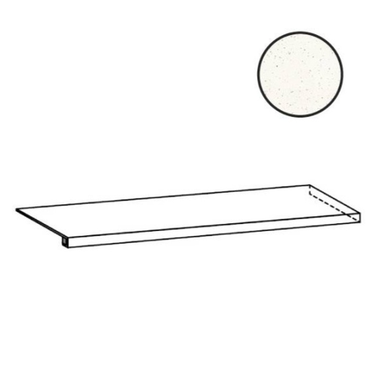 Sant Agostino Deconcrete CSAGDDIW12 Ang Gradone De Micro Dx White 33x120 матовая