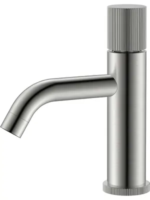 Смеситель Boheme 121-NB.3 для раковины, на 1 отверстие,однозахв, ручка spirale, никель браш