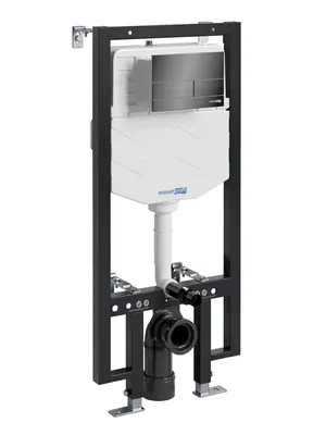 Инсталляция для унитаза WasserKRAFT с клавишей смыва, цвет: черный 56TLT.010.ME.PB04