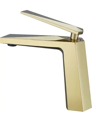 Смеситель Boheme 381 для раковины, на 1 отверстие, однозахватный, золото