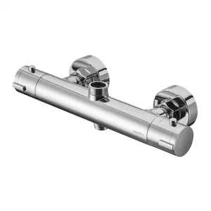 Смеситель для душа Swedbe 9022 термостат, настенный, верхнее подключение для душа, хром