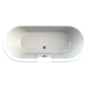Ванна акриловая Радомир (1750х800) бел, ножки "лилия" (хром), слив-перелив 1-01-2-0-9-138