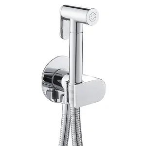 Смеситель встраиваемый ESKO с гигиеническим душем, прогрессивный картридж, цвет: хром