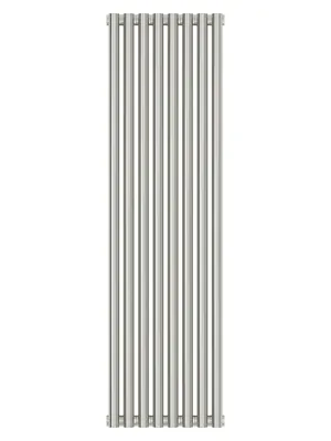 СУНЕРЖА Дизайн радиатор 1200х360 (8 секц) нерж.сталь, универ. подкл., 1/2", 00-0332-1208