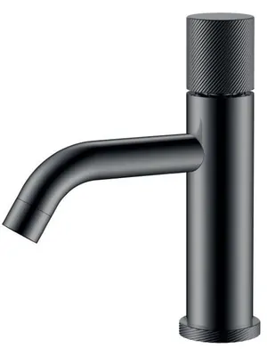 Смеситель Boheme 121-SGM.4 для раковины, на 1 отверстие,однозахв, ручка spirale, графит глянц