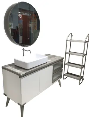 Уценка! Комплект мебели Scavolini тумба, раковина, зеркальный шкаф, стеллаж