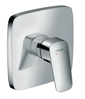 Смеситель Hansgrohe 71605000 для душа, встраиваемый, однозахватный, наружная часть