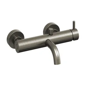 Смеситель для ванны/душа Ravak X070316 настенный, однозахватный, излив 158мм, графит