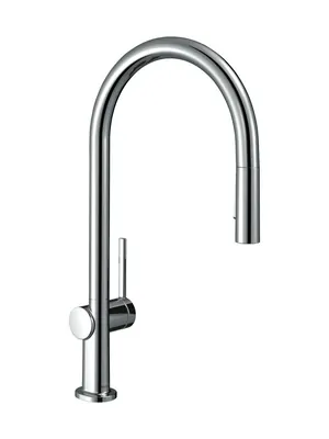 Смеситель Hansgrohe для кухни 210 вытяжной душ, поворотный излив 2jet хром 72800000