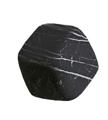 Marvel Stone Nero Marquina Spigolo A,E, 0,8x0,8 глянцевая