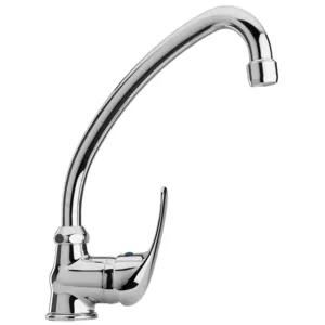 Смеситель для кухни Paini однозахватный, высокий,поворотный излив, цвет: хром 69CR592ZLMKM