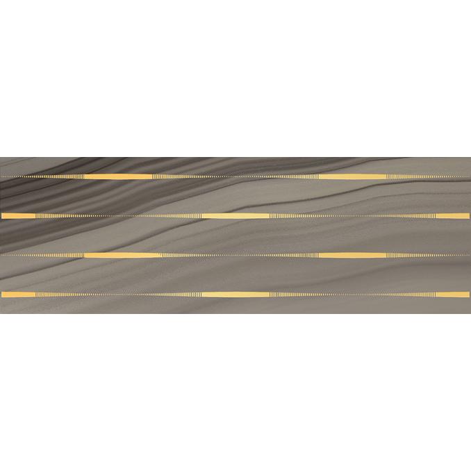 Agat Lines Decor Coffee 20x60 глянцевая