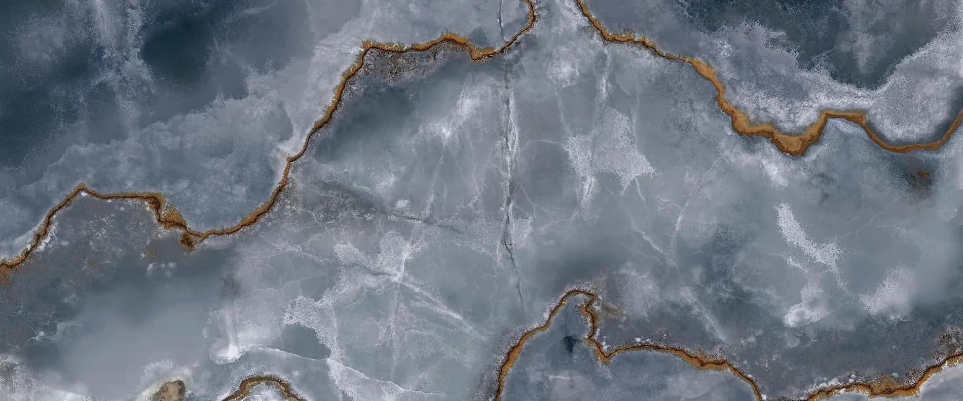фон Tele Di Marmo Onyx Blue Lappato 120x278
