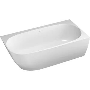 Ванна пристенная Salini R 102524M 1700х850х590 угловая, правая S-stone белый мат