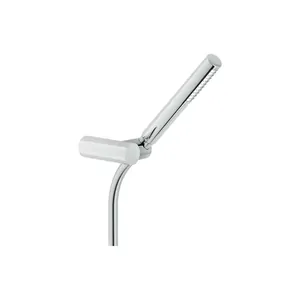 Душевой гарнитур NOBILI настенный держатель, лейка 1 режим, шланг, хром AD146/26CR