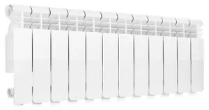 Радиатор алюминиевый GLOBAL 350, 12 секций ВШГ:429х960х80 1572 Ватт, белый