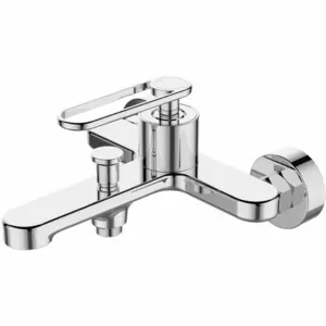 Смеситель CEZARES -VD-01 для ванны/душа, настенный, однозахватный, короткий излив, хром