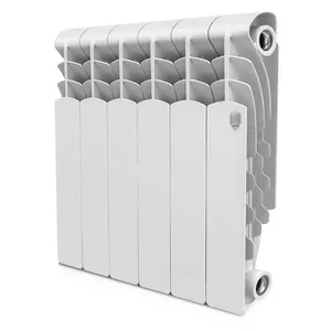 Радиатор алюминиевый ROYAL THERMO 350 (420х485х80) 770Вт, 6 секций, белый