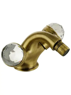 Смеситель для биде Migliore SWAROVSKI двухзахватный, бронза ML.-644F.BR