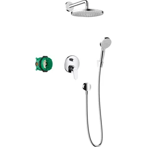 Душевая система Hansgrohe S 240 встраиваемая, верхний и ручной душ, хром 27958000