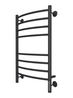 Полотенцесушитель TERMINUS П8 (ШВ:532х850) электрический quick touch, Ral 9005 черный матовый
