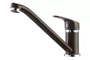 Смеситель AQUATON 1AX001FCXX280 для мойки, однорычажный, цвет: кофе