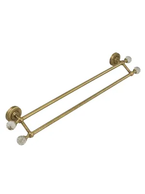 Migliore Полотенцедержатель двойной 60 см бронза/SWAROVSKI ML.AMR-60.423.BR