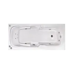 Ванна прямоугольная BACH 170х73 Система 3"А", гидромассаж+спинной, каркас